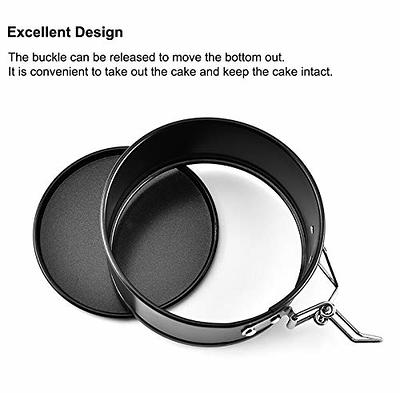 E-far 4 Inch Small Cake Pan Set of 3, Stainless Steel Mini Round Smash Cake  Baking Pans, Non-Toxic & Healthy, Mirror Finish & Dishwasher Safe