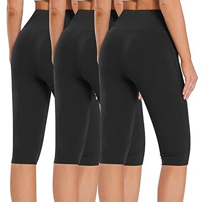 Buy Biker Shorts for Women with Pockets - High Waist Tummy Control  Compression Workout Running Yoga Shorts, 1 Pack Black, X-Large at