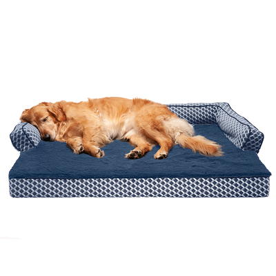 Frisco Dog & Cat Couch Cover with Bolsters, Sand