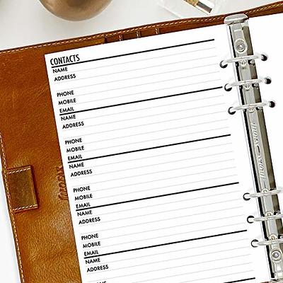  CityGirl Planners A5 Contacts Address Book Planner