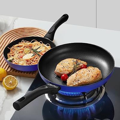 Cyrret Omelette Pan Small Skillet,Klein Blue Egg Pans Nonstick,Non Stick Frying  Pan Pfoa Free With Healthy Coating - 8 Inch - Yahoo Shopping