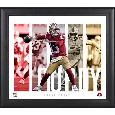 Nick Bosa San Francisco 49ers Autographed 8 x 10 Red Jersey White Gloves  Pass Rush Photograph