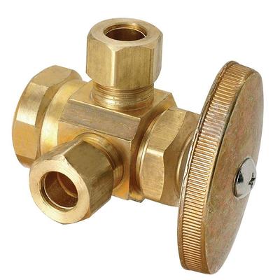 BrassCraft 1/4-in x 1/8-in Compression Elbow Fitting in the Brass Fittings  department at