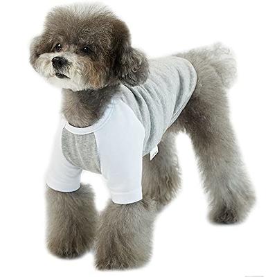 Lucky Petter Dog Shirt for Small and Large Dogs Raglan Cotton T-Shirts Soft  Breathable Dog Shirts pet Clothes Gray Series (Medium, Gray/White) - Yahoo  Shopping