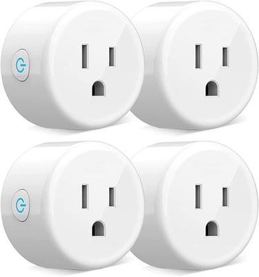 Govee Dual Smart Plug 2 Pack, 15A WiFi Bluetooth Outlet, Work with Alexa  and Google Assistant, 2-in-1 Compact Design, Govee Home App Control  Remotely