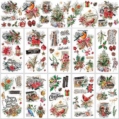 Lincia 10 Sheets Christmas Rub on Transfers for Crafts and Furniture Rub on Transfers  Stickers Snowman Vintage Bible Reindeer Gnome Fall Decals for DIY Craft  Home 5.91 x 11.81 Inch (Floral Holiday) - Yahoo Shopping