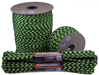 Black - 550 Paracord Rope 100% Nylon 7 Strand Parachute Cord 10 25 50 100 Ft