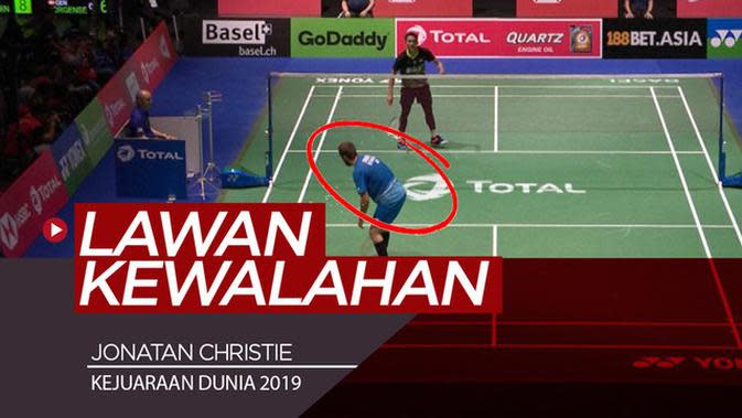 VIDEO Jonatan Christie Buat Lawan Kewalahan di Kejuaraan 