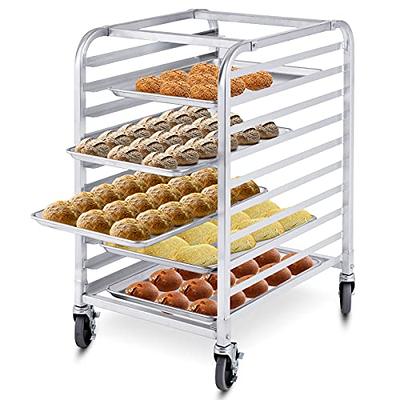 VEVOR Bun Pan Rack 20-Tier Commercial Bakery Racks with Brake Wheels26 in.  L x 20.4 in. W x 70 in. H Bread Baking Equipment MBPJLZCCHC205PLL3V0 - The  Home Depot