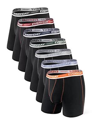 Separatec Men's Cotton Boxer Briefs Pouch Support Stretchy Underwear for a  Week 7 Pack : : Clothing, Shoes & Accessories