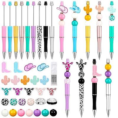 geyee 12 pcs unicorn beadable pens