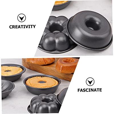 4PCS Round Cake Pan Silicone Baking Molds Cake Mould for Baking 