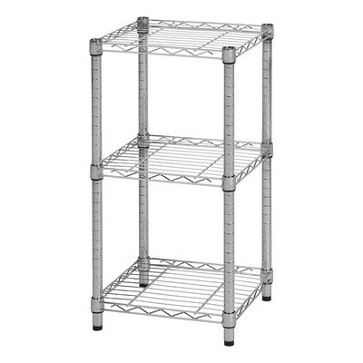 Smile Mart 5-Shelf Boltless & Adjustable Steel Storage Shelf Unit, Black,  Holds up to 330 lb Per Shelf, 3 Pack