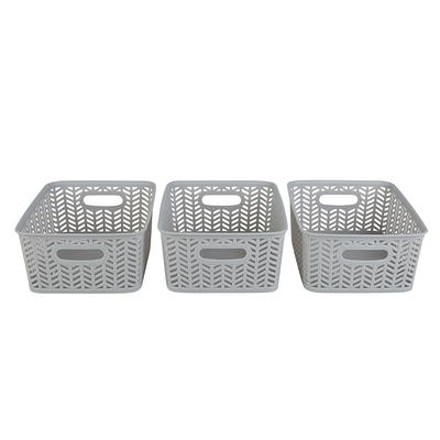 Sorbus Twill Storage Basket Set - 3 Pack