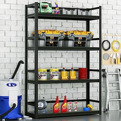 REIBII 40W Garage Shelving Heavy Duty Storage Shelves Load