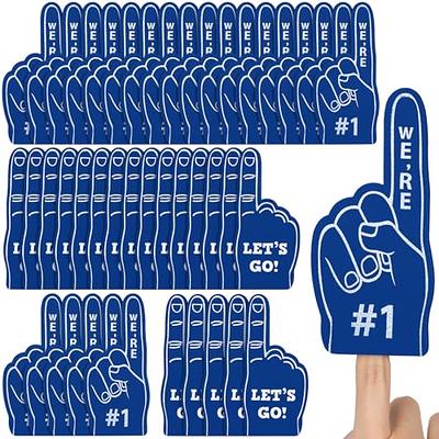 48 Pieces Sport Party Favors Sports Fan Foam Finger Mini Foam Finger #1  Basketball Baseball Football Soccer Team Cheerleader Gifts for Sporting  Events Games Birthday Party Supplies (Dark Blue) - Yahoo Shopping