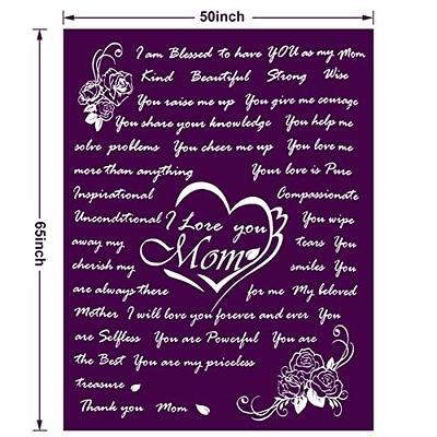 Mom Gifts, To My Mom Blanket, Mom Gift From Daughter, Everything I Am Is  Because Of You, Throw Blanket, Blanket Gift For Mom