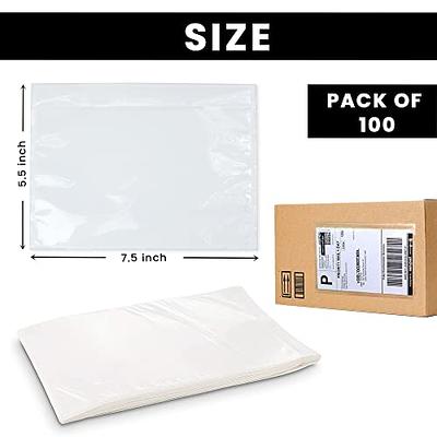 100PCS Plastic Clothes Packing Bags Transparent Garment Packing Bag Clothes  Sports Shoes Self-sealing Bags Self-adhesive Leather 