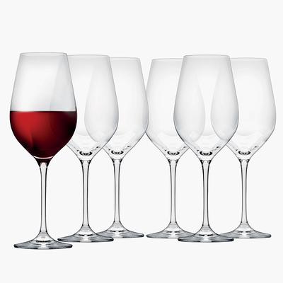 Set of Six Red 15-OZ Wine Glasses - Yahoo Shopping