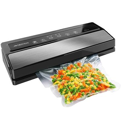 GERYON Vacuum Sealer Machine Silver and 120 Counts Vacuum Sealer Bags -  Yahoo Shopping