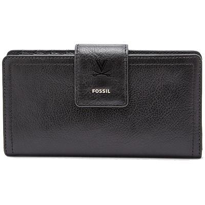 Fossil Logan Zip Around Clutch Leather Wallet