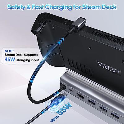  JSAUX Docking Station for Steam Deck/ROG Ally, 5-in-1 Steam  Deck Dock with HDMI 2.0 4K@60Hz, 100Mbps Ethernet, Dual USB-A 2.0 and 100W  USB-C Charging Compatible with Steam Deck OLED-HB0602 : Sports