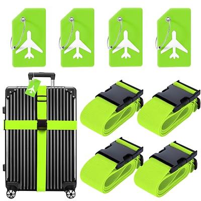 8 Pack Luggage Straps Suitcase Tags Set, Luggage Straps for Adjustable  Suitcase with Quick Release Buckle, Luggage Tags with Name ID Card for Luggage  Suitcase Travel Accessories - Yahoo Shopping