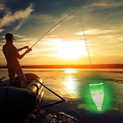 3.5oz Lighted Fishing Slip Bobbers, 2 Pack EVA Light Up Fishing Float,  Yellow