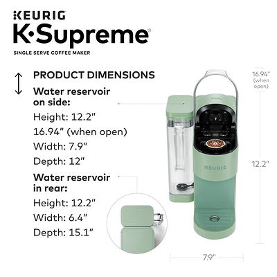 Keurig K-Supreme Single-Serve K-Cup Pod Coffee Maker - Silver Sage