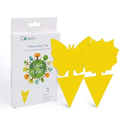 Stingmon 60 Pack Sticky Traps Indoor Plants Fruit Fly Traps, Yellow Sticky  Trap Killer for Insects, Fungus Gnat Traps Sticky for House Plants Bugs -  Yahoo Shopping