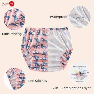 Joyoroy Diaper Covers for Girls Plastic Underwear Covers for Potty