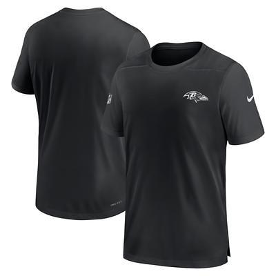 Carolina Panthers Nike Sideline Coach Performance T-Shirt - Black