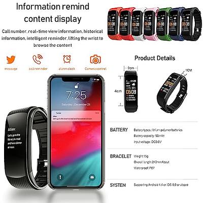 BrilliantHouse Fitness Tracker with Heart Rate Blood Pressure Blood Oxygen  Sleep Monitor Activity Tracker Health Tracker Smart Watch Pedometer for