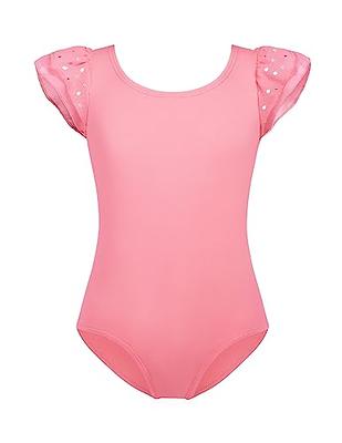 YELLOW Short Sleeve Leotard for Toddler and Girls - Gymnastics / Ballet  Dance – Leotard Boutique