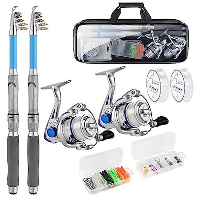 Ghosthorn Graphite Fishing Rod and Reel Combo, Bait Casting Telescoping Fishing  Pole Collapsible Portable Travel Kit with Carrier Bag for Freshwater Fishing  Gift for Men Women - Yahoo Shopping