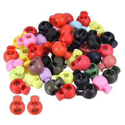 J.CARP 30Pcs Black Plastic Cord Locks End Spring Toggle Stopper, Double  Hole Elastic Cord Adjuster, Suit for Drawstrings, Bags, Shoelaces,  Clothing, Paracord, and more - Yahoo Shopping