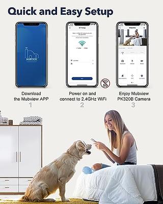 Imou Indoor Security Camera 2K WiFi Camera Home Camera with App, Night  Vision, 2-Way Audio, Human Detection, Motion Detection for Baby and Pet