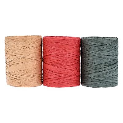 HAMUIERS Raffia Ribbon for Gift Wrapping Packing Paper Twine