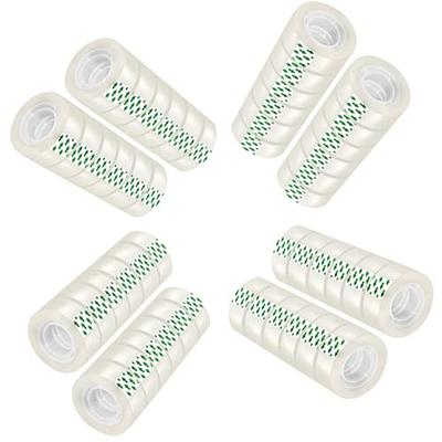 Correction Tape 40 Pack, White Mistake Out, Transparent Dispenser, 1/5 Inch  X 32.8 Ft (5mmx10m) Ergonomic Design Instant Fixes