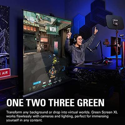 Elgato Green Screen - Collapsible Chroma Key Backdrop, Wrinkle-Resistant  Fabric and Ultra-Quick Setup for background removal for Streaming, Video