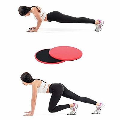 2pcs Workout Fitness Sliders Exercise Sliding Gliding Disc Pads Core Gym  Sports