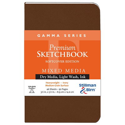 Stillman & Birn Gamma Series Wirebound Sketchbook, 10 x 7, 150 GSM  (Heavyweight), Ivory Paper, Medium Grain Surface