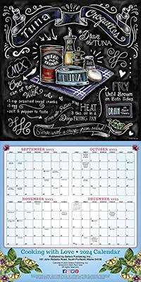 Cooking with Love Provides Food for The Soul 2024 Wall Calendar