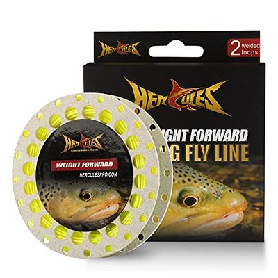 Moonlit Fly Fishing WF All-Purpose Floating Fly Line (Pale Olive/ Bright  Green)