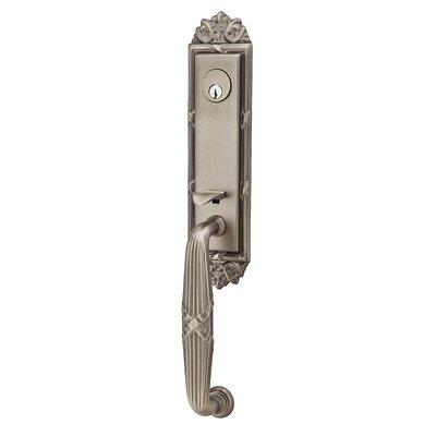 BESTTEN Modern Handleset, Front Door Handle with Single Cylinder