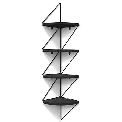 Style Selections Driftwood 2-Tier Metal Wall Mount Bathroom Shelf (20.13-in  x 23.45-in x 9-in) in the Bathroom Shelves department at