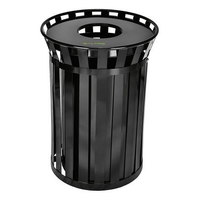 Witt SMB32L 32 gal Round Rigid Trash Can Liner, Plastic - Black