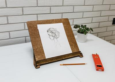 Portable Lap Easel Drawing Board Wooden Tabletop A4 Painting Board  Personalized Drafting Table Art Sketching Board A3 Handmade Artist Gifts 