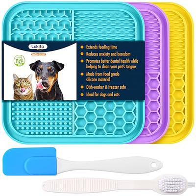 Dog Bone Enrichment Lick Mat  Dog enrichment, Healthy teeth