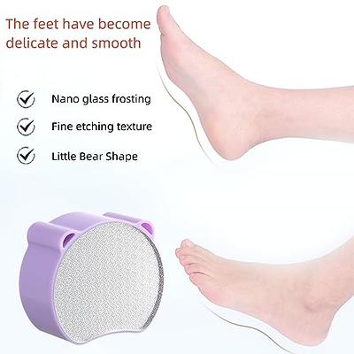  Pop Sonic Nano Glass Foot File, Foot Callous Removal for  Smooth, Soft Feet, Foot Scraper for Dead Skin Remover